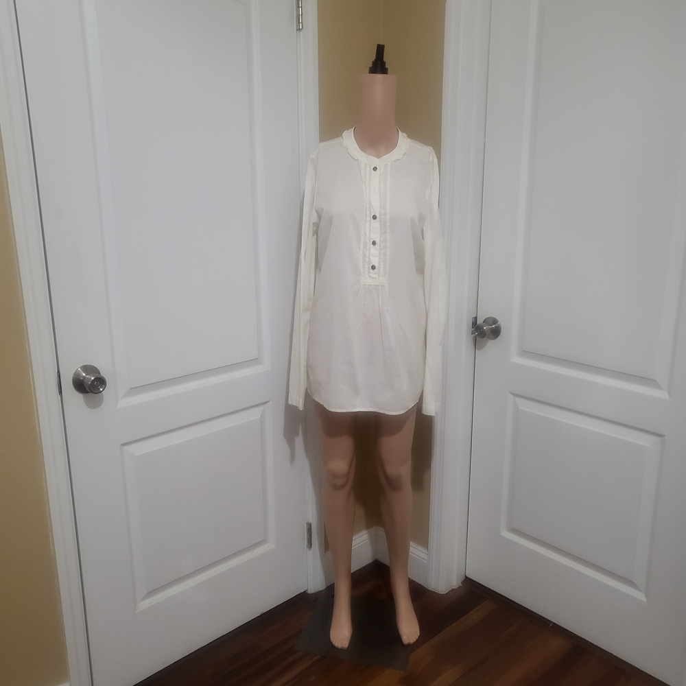 Sanctuary‎ White Button-Up Shirt Pre-own